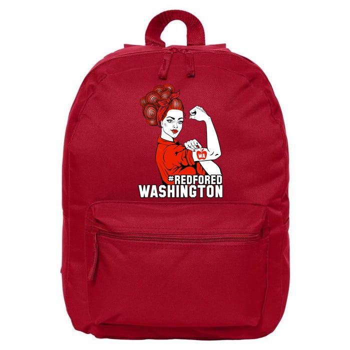 Redfored Red For Ed Washington Teachers 16 in Basic Backpack