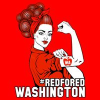 Redfored Red For Ed Washington Teachers 16 in Basic Backpack