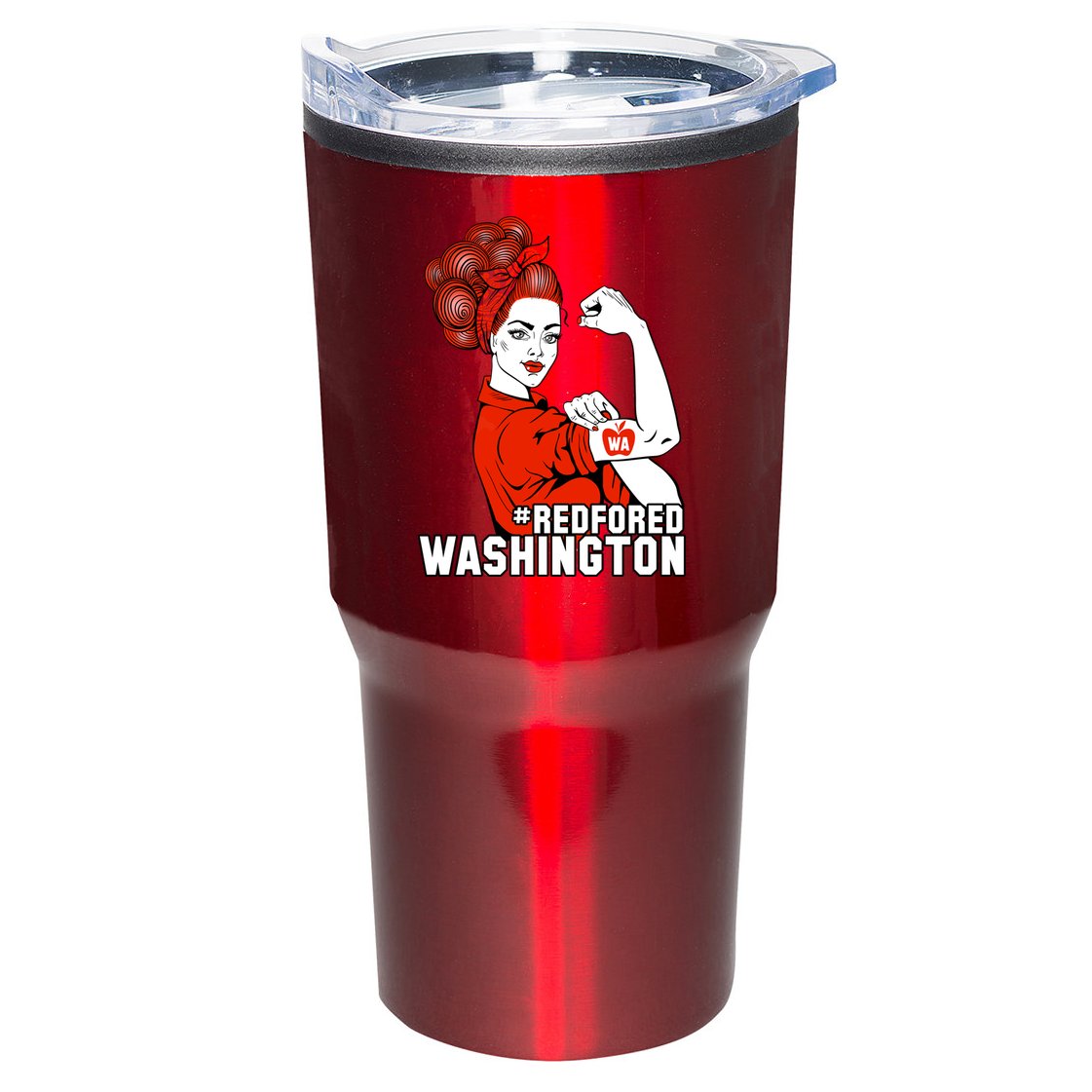 Redfored Red For Ed Washington Teachers Tumbler
