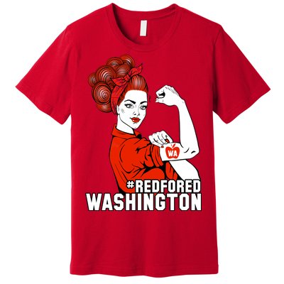 Redfored Red For Ed Washington Teachers Premium T-Shirt