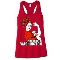 Redfored Red For Ed Washington Teachers Women's Racerback Tank