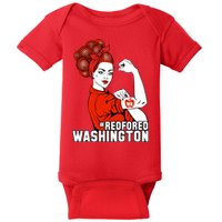 Redfored Red For Ed Washington Teachers Baby Bodysuit