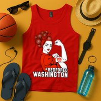 Redfored Red For Ed Washington Teachers Tank Top