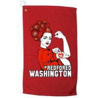 Redfored Red For Ed Washington Teachers Golf Towel