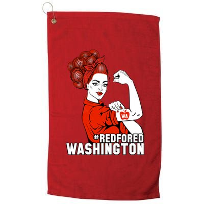 Redfored Red For Ed Washington Teachers Platinum Collection Golf Towel