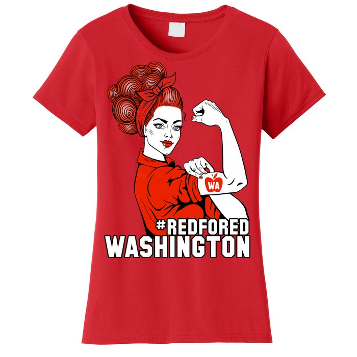 Redfored Red For Ed Washington Teachers Women's T-Shirt