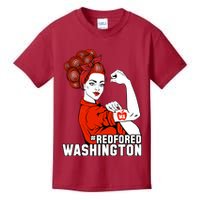 Redfored Red For Ed Washington Teachers Kids T-Shirt