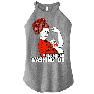 Redfored Red For Ed Washington Teachers Women's Perfect Tri Rocker Tank