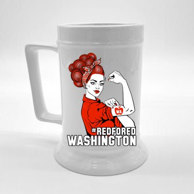 Redfored Red For Ed Washington Teachers Beer Stein