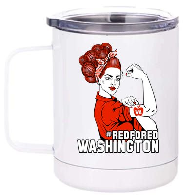 Redfored Red For Ed Washington Teachers 12 oz Stainless Steel Tumbler Cup