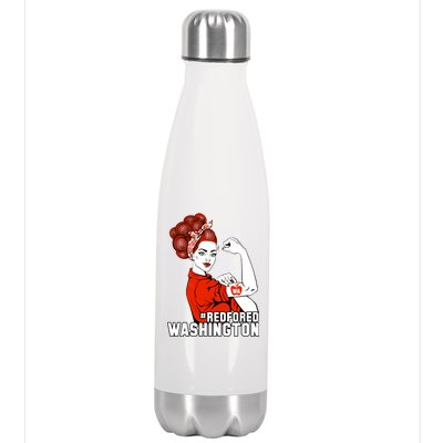 Redfored Red For Ed Washington Teachers Stainless Steel Insulated Water Bottle