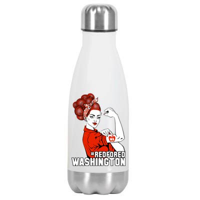 Redfored Red For Ed Washington Teachers Stainless Steel Insulated Water Bottle