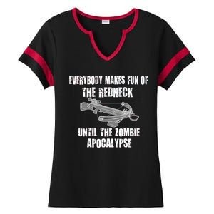 Redneck Zombie Killer Ladies Halftime Notch Neck Tee