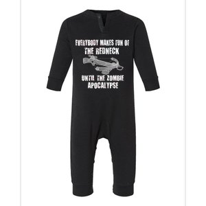 Redneck Zombie Killer Infant Fleece One Piece