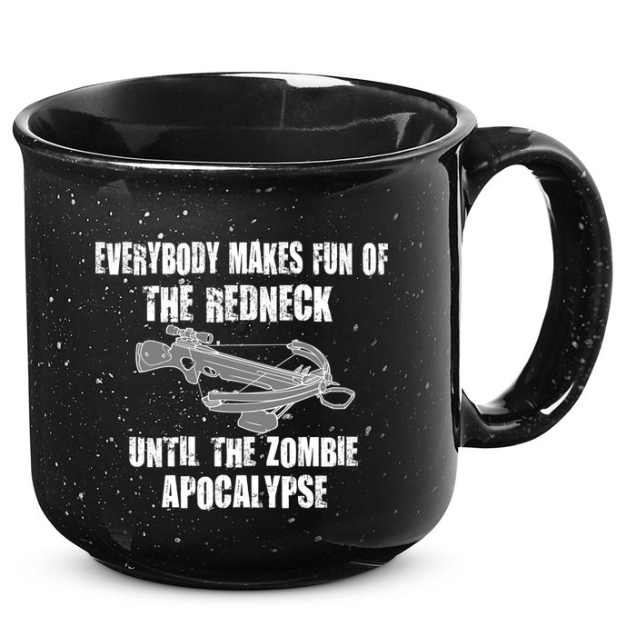 Redneck Zombie Killer 15oz Campfire Ceramic Mug