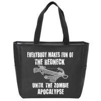 Redneck Zombie Killer Zip Tote Bag