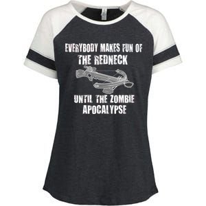 Redneck Zombie Killer Enza Ladies Jersey Colorblock Tee