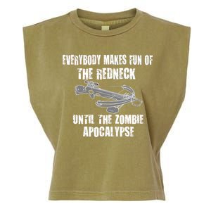 Redneck Zombie Killer Garment-Dyed Women's Muscle Tee