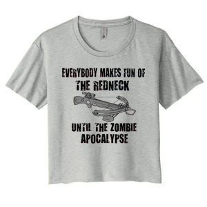 Redneck Zombie Killer Women's Crop Top Tee