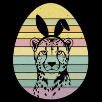 Retro Easter Egg Cheetah Leopard Easter Day .Png Wool Snapback Cap