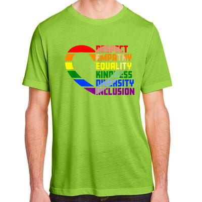 Respect Empathy Equality Kindness Diversity Inclusion Humans Adult ChromaSoft Performance T-Shirt