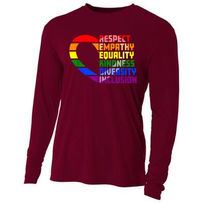 Respect Empathy Equality Kindness Diversity Inclusion Humans Cooling Performance Long Sleeve Crew