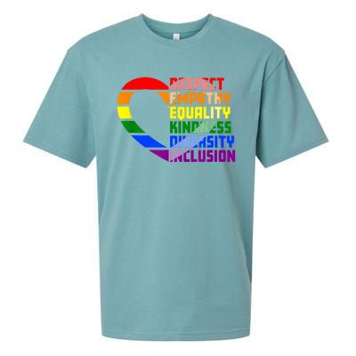 Respect Empathy Equality Kindness Diversity Inclusion Humans Sueded Cloud Jersey T-Shirt