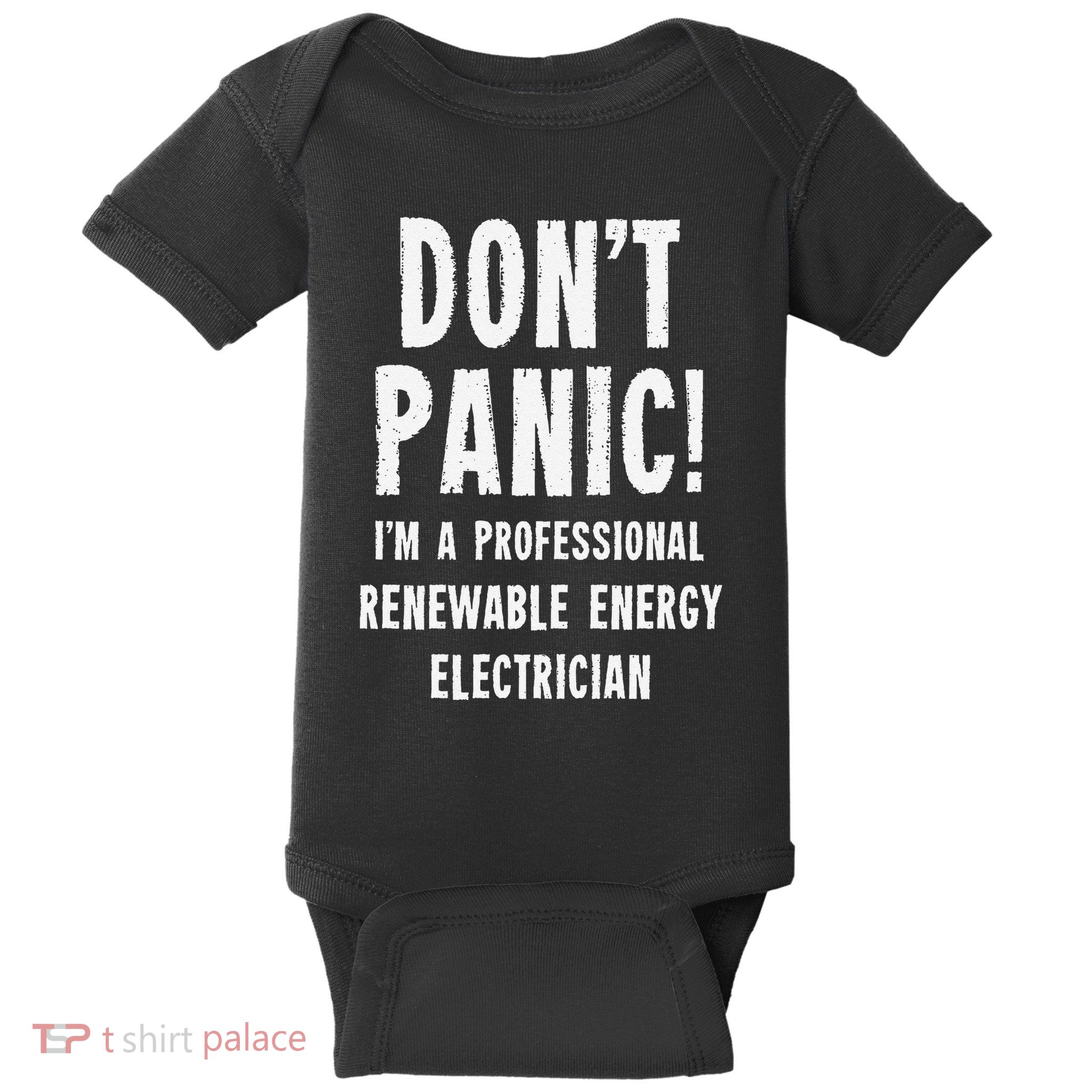 Renewable Energy Electrician Baby Bodysuit