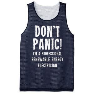 Renewable Energy Electrician Mesh Reversible Basketball Jersey Tank