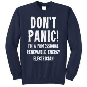 Renewable Energy Electrician Tall Sweatshirt