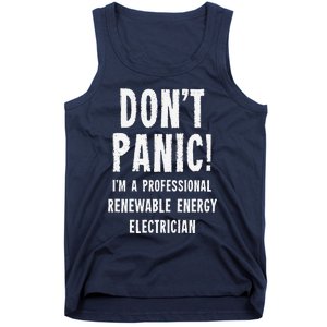 Renewable Energy Electrician Tank Top