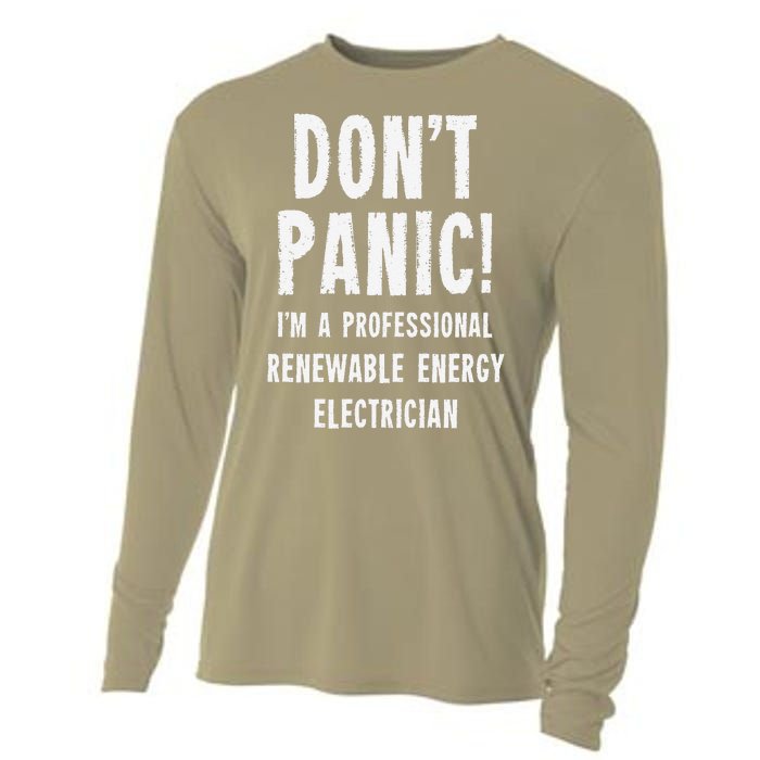 Renewable Energy Electrician Cooling Performance Long Sleeve Crew