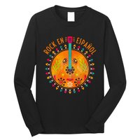 Rock En Espanol Guitar Spanish Language Rock Music Long Sleeve Shirt