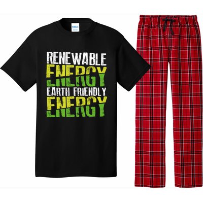 Renewable Energy Earth Friendly Energy Environt Cool Gift Pajama Set