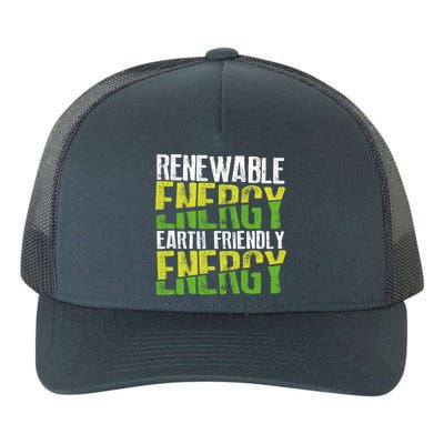 Renewable Energy Earth Friendly Energy Environt Cool Gift Yupoong Adult 5-Panel Trucker Hat