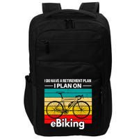 Retirement E-Biker E-Biking Retirement Plan EBike Impact Tech Backpack