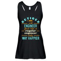 Retired Engineer Engineering Retirement Way Happier Ladies Essential Flowy Tank