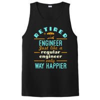 Retired Engineer Engineering Retirement Way Happier PosiCharge Competitor Tank