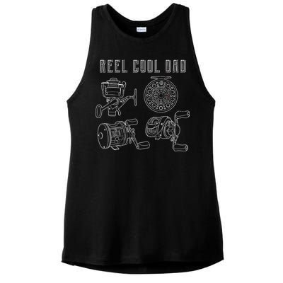 Reel Cool Dad Ladies PosiCharge Tri-Blend Wicking Tank