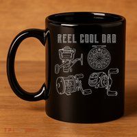 Reel Cool Dad 11oz C Handle Ceramic Mug