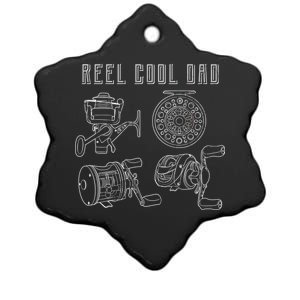 Reel Cool Dad Ceramic Star Ornament