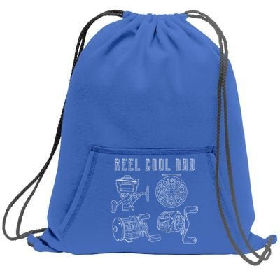 Reel Cool Dad Sweatshirt Cinch Pack Bag