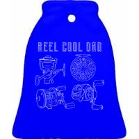 Reel Cool Dad Ceramic Bell Ornament