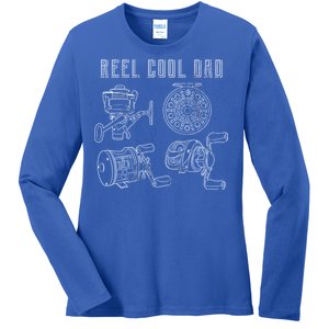 Reel Cool Dad Ladies Long Sleeve Shirt