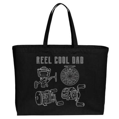 Reel Cool Dad Cotton Canvas Jumbo Tote