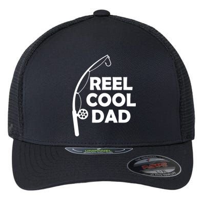 Reel Cool Fishing Dad Flexfit Unipanel Trucker Cap