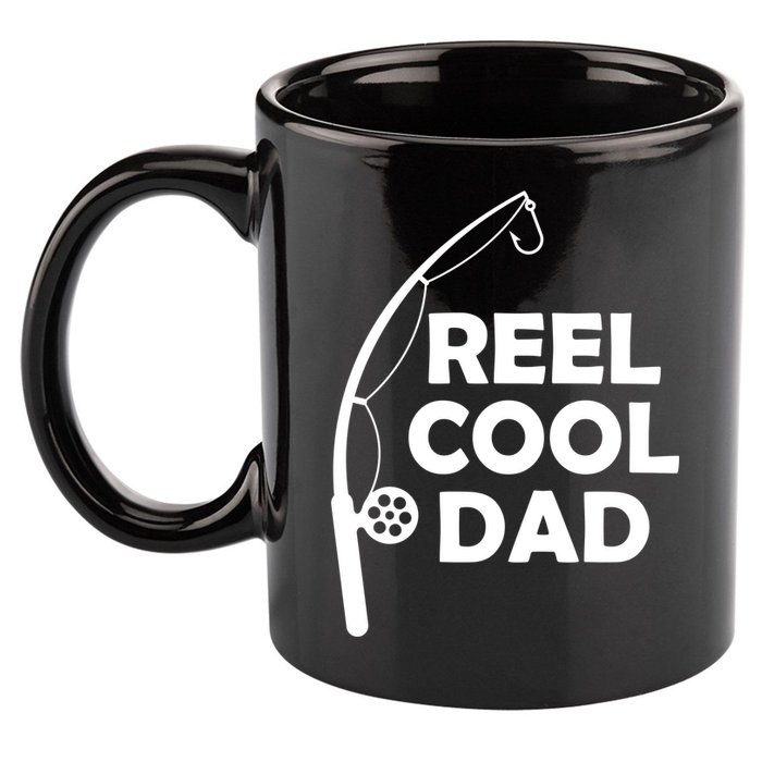 Reel Cool Fishing Dad 11oz C Handle Ceramic Mug