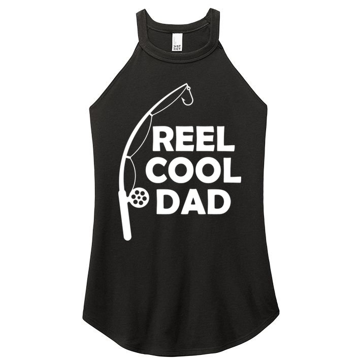 Reel Cool Fishing Dad Women's Perfect Tri Rocker Tank