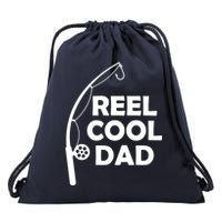 Reel Cool Fishing Dad Drawstring Bag