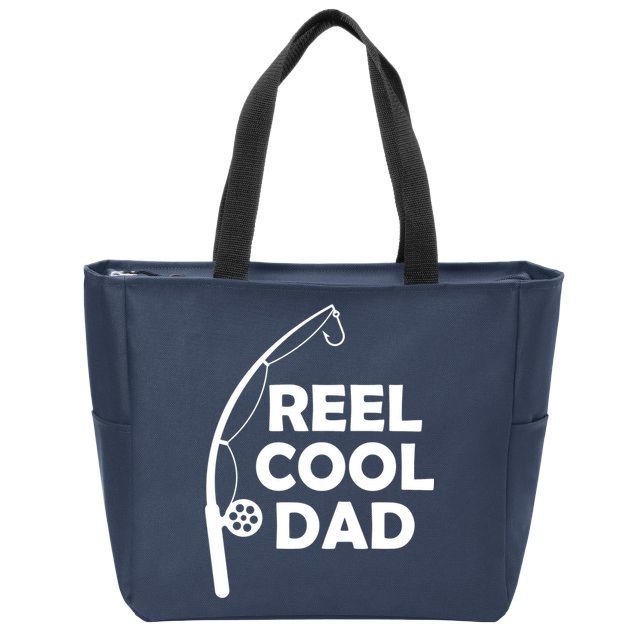 Reel Cool Fishing Dad Zip Tote Bag